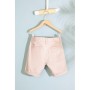 US. Polo Erkek Çocuk Beyaz Dokuma Bermuda Capri