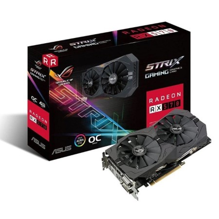 ASUS RX570 ROG STRIX 4GB GDDR5 OC 256Bit AMD Radeon DX12 Ekran Kartı