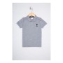 US Polo Assn Erkek Çocuk Gri Melanj T-shirt G0783SZ011.000.949152