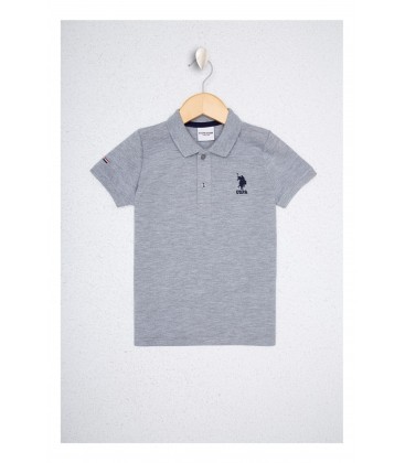 US Polo Assn Erkek Çocuk Gri Melanj T-shirt G0783SZ011.000.949152