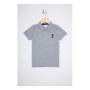 US Polo Assn Erkek Çocuk Gri Melanj T-shirt G0783SZ011.000.949152