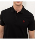 US Polo Assn Siyah Erkek T-Shirt G081GL011.000.1191429