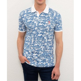 US Polo Assn Mavı Erkek T-Shirt G081SZ011.000.1270752