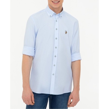 US Polo Assn Mavı Erkek Gömlek G081SZ004.000.1271119