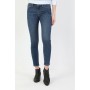 Colin’s KADIN 759 Lara Orta Bel Dar Paça Super Slim Fit Mavi Kadın Jean Pantolon CL1048741
