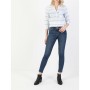 Colin’s KADIN 759 Lara Orta Bel Dar Paça Super Slim Fit Mavi Kadın Jean Pantolon CL1048741