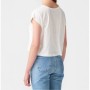 Dilvin Kadın T Kol T-shirt-Ekru 3431