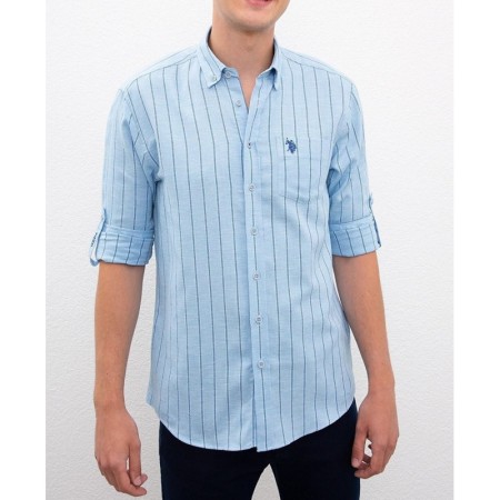 US Polo Assn Mavi Erkek Gömlek G081SZ004.000.979307