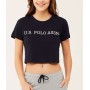 US Polo Assn Kadın Lacivert Kısa T-shirt 16609