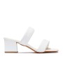 Sole Sisters  Evalee Beyaz Topuklu Terlik SS1Y0278