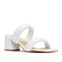 Sole Sisters  Evalee Beyaz Topuklu Terlik SS1Y0278