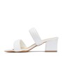 Sole Sisters  Evalee Beyaz Topuklu Terlik SS1Y0278