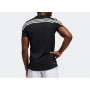 Adidas Aeroready Lyte Short Sleeve Zip Tee Erkek Siyah Tişört GT3872