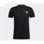 Adidas Aeroready Lyte Short Sleeve Zip Tee Erkek Siyah Tişört GT3872