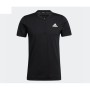 Adidas Aeroready Lyte Short Sleeve Zip Tee Erkek Siyah Tişört GT3872