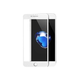 Addison IP-C803 Beyaz iPhone 7/8 Plus Full Cover Cam Ekran Koruyucu