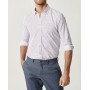 Altınyıldız Classics Erkek Beyaz-bordo Baskılı Düğmeli Yaka Tailored Slim Fit Gömlek 4A2020200027