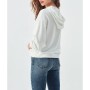 Ltb Kapüşonlu Baskılı Beyaz Sweatshırt 1319 81503 61289