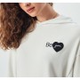 Ltb Kapüşonlu Baskılı Beyaz Sweatshırt 1319 81503 61289