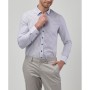 Altınyıldız Classics Erkek Lacivert-beyaz Tailored Slim Fit Desenli Gömlek 4A2020100032