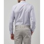 Altınyıldız Classics Erkek Lacivert-beyaz Tailored Slim Fit Desenli Gömlek 4A2020100032