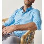 Altınyıldız Classics Erkek Turkuaz Tailored Slim Fit Armürlü Gömlek 4A2020200040