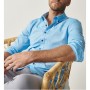 Altınyıldız Classics Erkek Turkuaz Tailored Slim Fit Armürlü Gömlek 4A2020200040