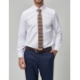 Altınyıldız Classics Erkek Beyaz Tailored Slim Fit Armürlü Gömlek 4A2020100026