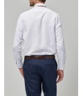 Altınyıldız Classics Erkek Beyaz Tailored Slim Fit Armürlü Gömlek 4A2020100026