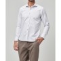 Altınyıldız Classics Erkek Beyaz-Kahverengi Tailored Slim Fit Armürlü Gömlek 4A2020100040