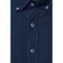 Altınyıldız Classics Erkek Lacivert Desenli Düğmeli Yaka Tailored Slim Fit Gömlek 4A2020200022