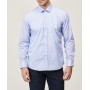 Altınyıldız Classics Erkek Mavi-Beyaz Tailored Slim Fit Baskılı Gömlek 4A2020200048