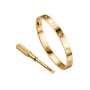 Cartier 750 19 IP6688 Model Gold Renk Çelik Bileklik