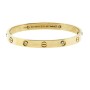 Cartier 750 19 IP6688 Model Gold Renk Çelik Bileklik