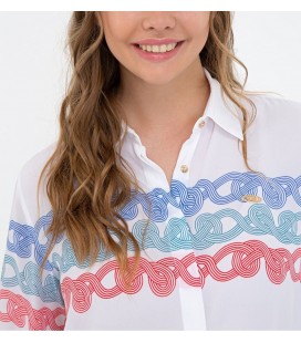 US Polo Assn Beyaz Kadın Gömlek G082SZ004.000.1204793