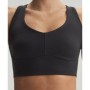 Oysho Sırtı Lazer Kesim Compressive Spor Sütyen Siyah 6971/901