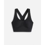 Oysho Sırtı Lazer Kesim Compressive Spor Sütyen Siyah 6971/901