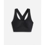 Oysho Sırtı Lazer Kesim Compressive Spor Sütyen Siyah 6971/901