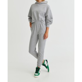 Pull&Bear Kadın Elastik Paçalı Basic Jogger Pantolon Gri 8676/504/811