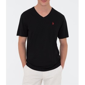 US Polo Assn Siyah Erkek T-Shirt G081GL011.000.1191440