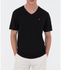 US Polo Assn Siyah Erkek T-Shirt G081GL011.000.1191440
