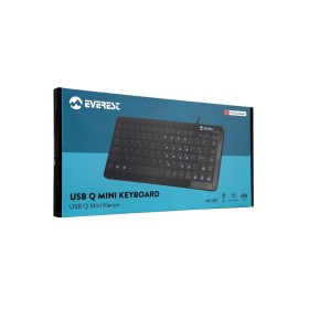 Everest Kb-410 Siyah Usb Türkçe Q Mini Klavye kb-410