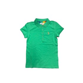 Us Polo Assn. Kadın Tişört Polo Yaka Yeşil