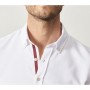 Altınyıldız Classics Erkek Beyaz Beyaz Armürlü Düğmeli Yaka Tailored Slim Fit Gömlek 4A2020200014