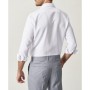 Altınyıldız Classics Erkek Beyaz Beyaz Armürlü Düğmeli Yaka Tailored Slim Fit Gömlek 4A2020200014