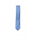 Bisse Puanlı Desen Açık Mavi Kravat