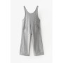 Zara Kız Çocuk Gri Kolsuz Tulum 5767/609/803