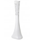 Lilac Home Dekoratif Kırılmaz Plastik Fil Ayağı Beyaz Vazo