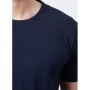 Kip Bisiklet Yaka Regular Fit Düz Lacivert Erkek T-Shirt TSH-326