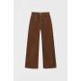 Pull & Bear Kadın Geniş Paça Renkli Fitilli Kadife Pantolon 8676/332/700
